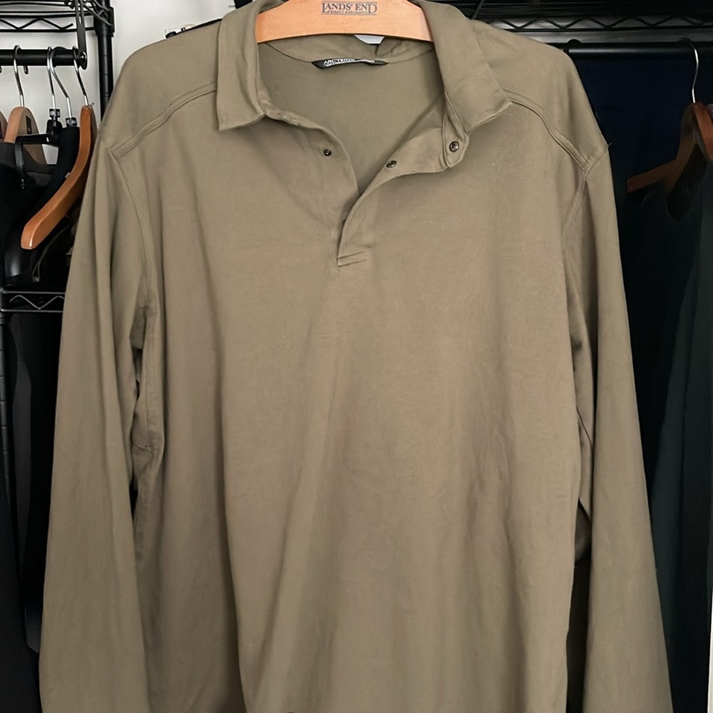 Arcteryx long sleeve polo